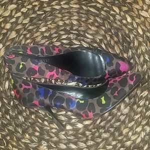 Nine west camo heels